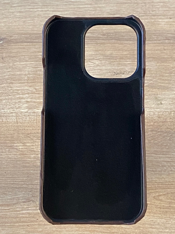 Hakiki Deri iPhone Kılıf Kahverengi