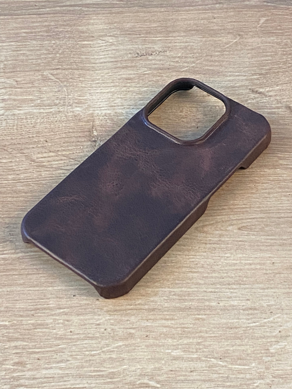 Hakiki Deri iPhone Kılıf Kahverengi
