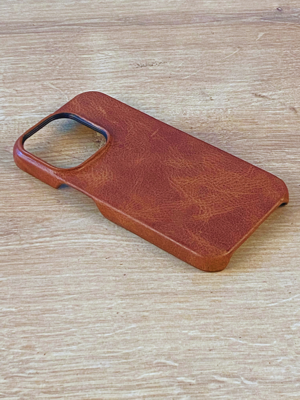 Hakiki Deri iPhone Kılıf Taba