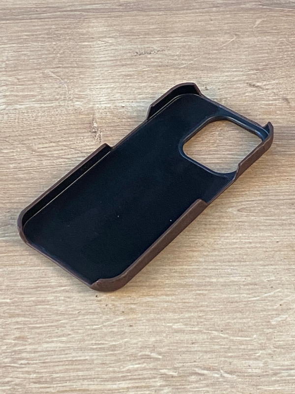 Hakiki Deri iPhone Kılıf Kahverengi