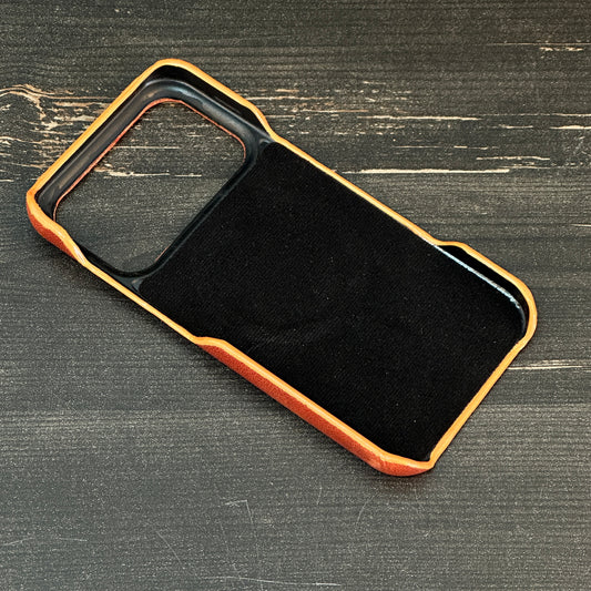 Turuncu Detaylı deri Kılıf