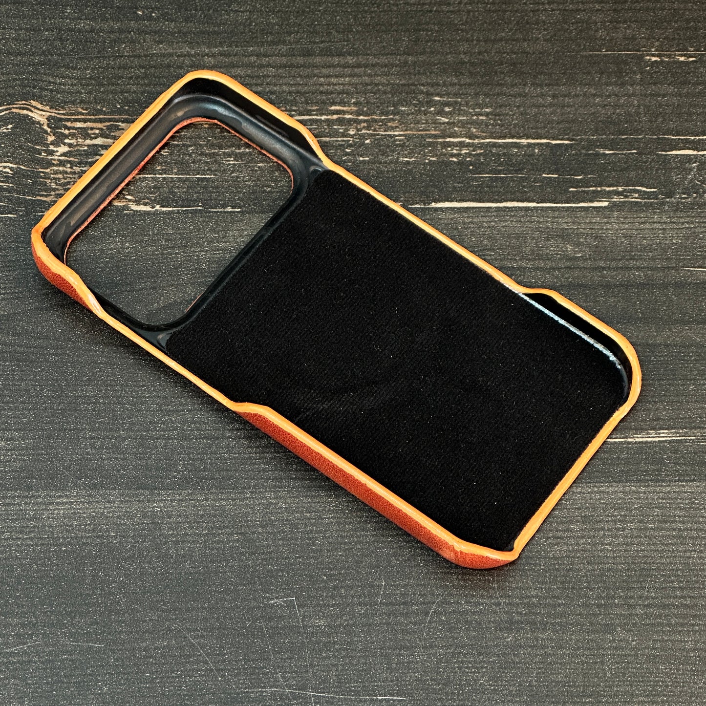 Turuncu Detaylı deri Kılıf