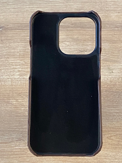Hakiki Deri iPhone Kılıf Kahverengi