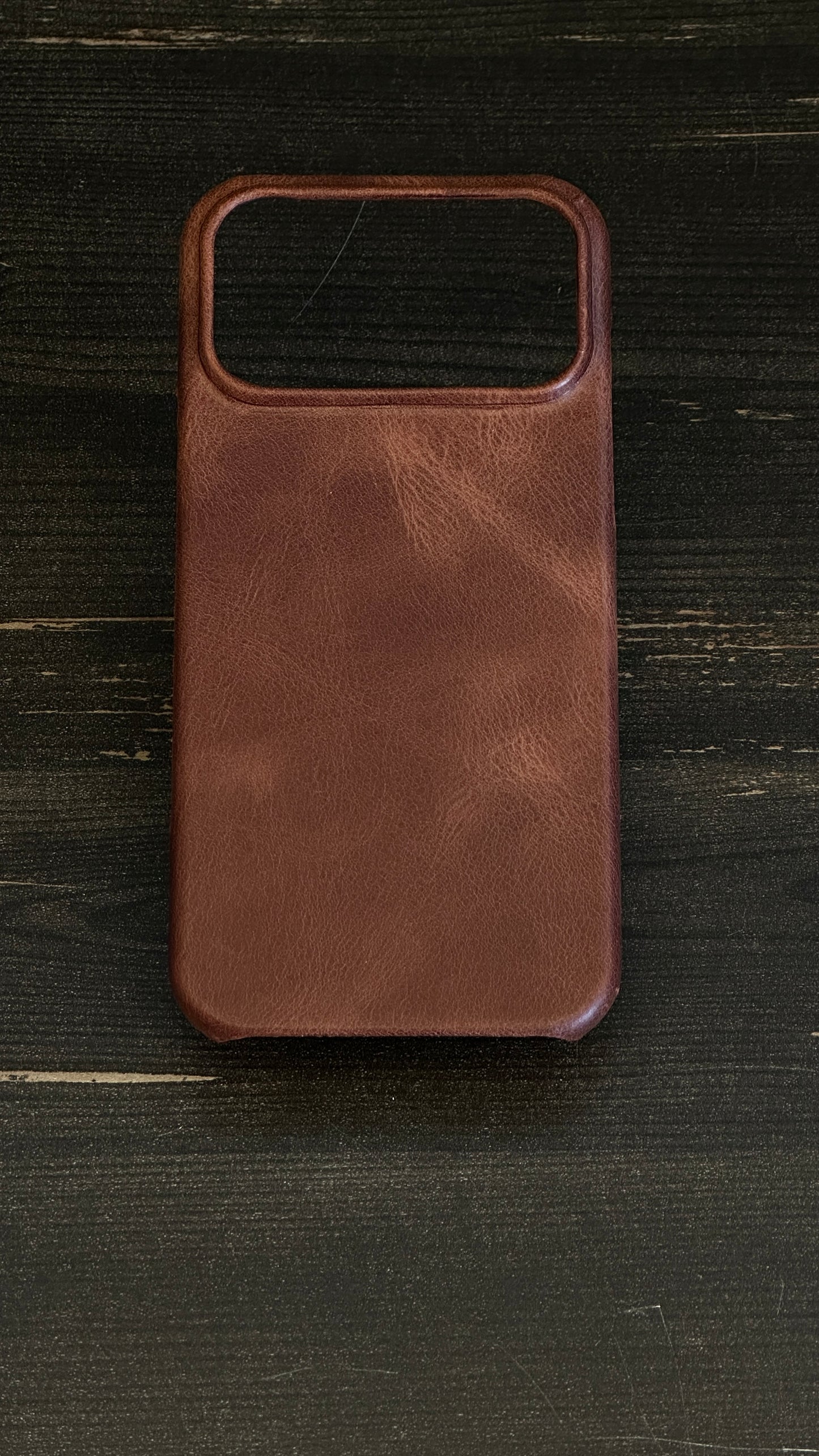 Kestane Kahvesi Deri Kılıf Magsafe Özellikli