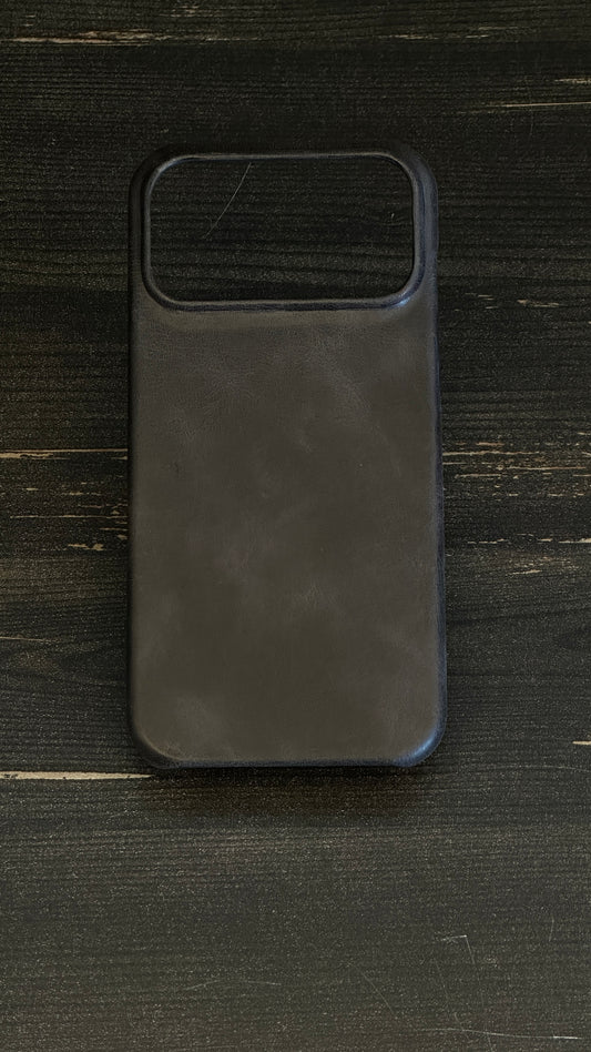 Siyah Deri Kılıf Magsafe Özellikli