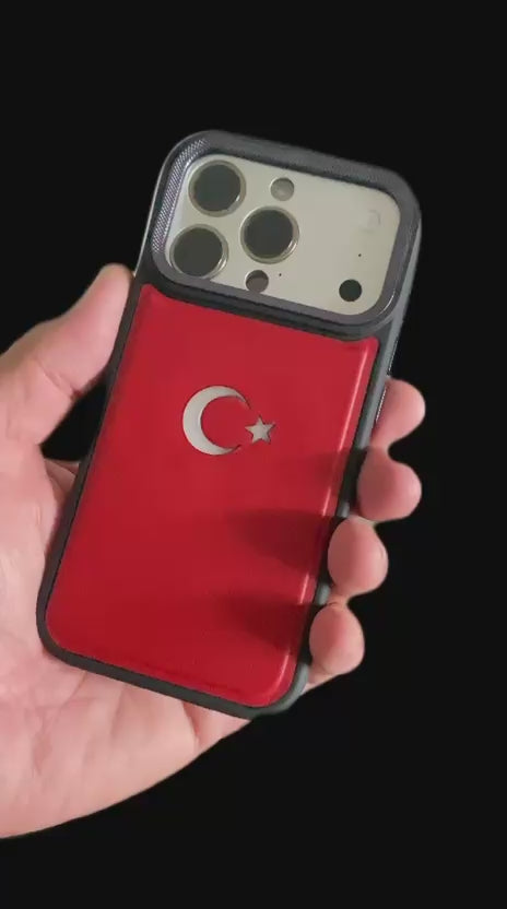 Işıklı Kılıf Ay Yıldız  iphone Serileri için