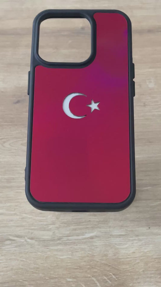 Işıklı Kılıf Ay Yıldız iPhone