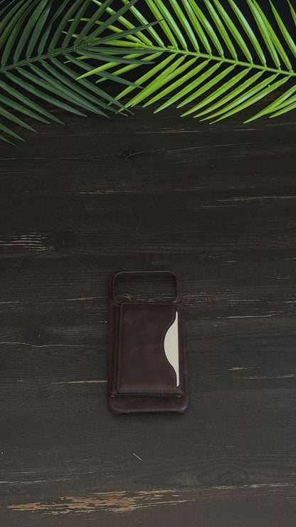 Deri Kılıf Magsafe Özellikli & Cüzdan